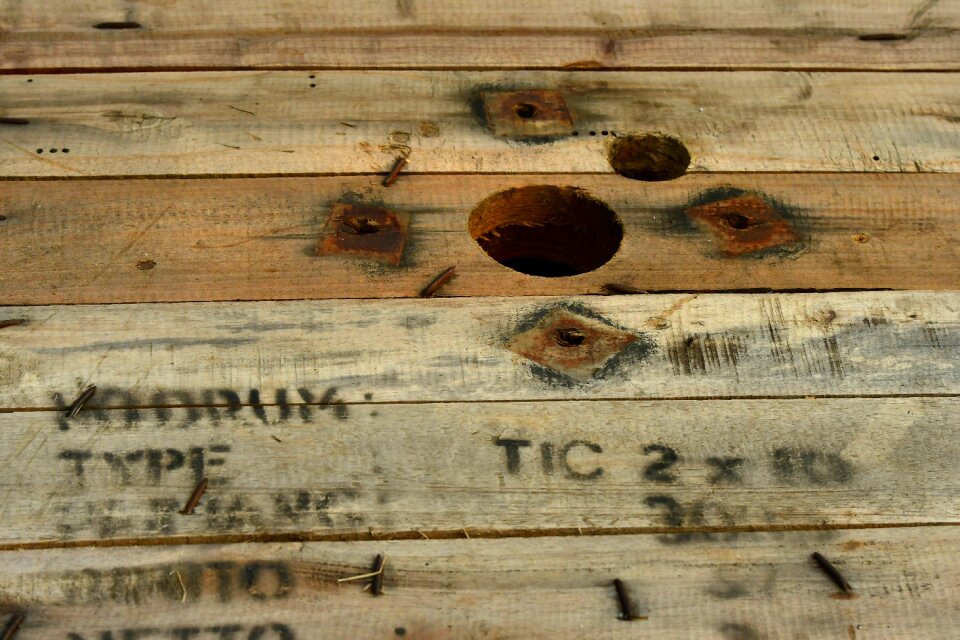 Packing texture hardwood