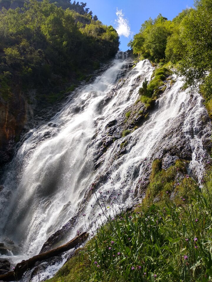 Water mountain photo