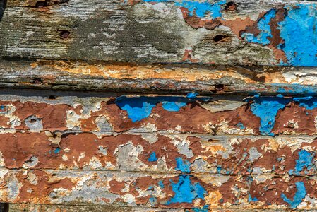 Peeling paint surface boards