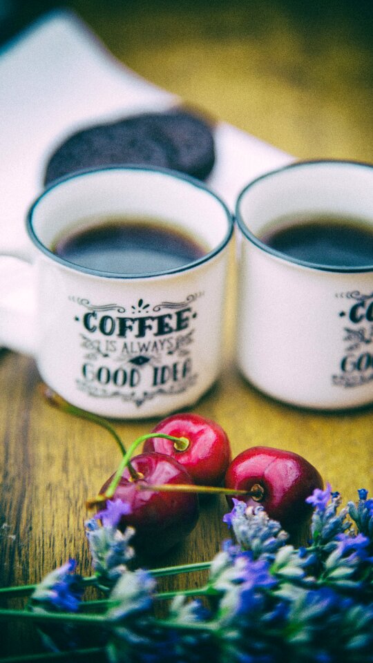 Wood table caffeine
