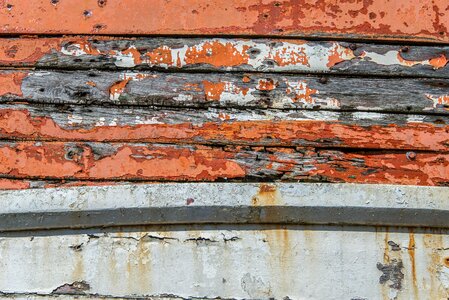 Peeling paint surface boards