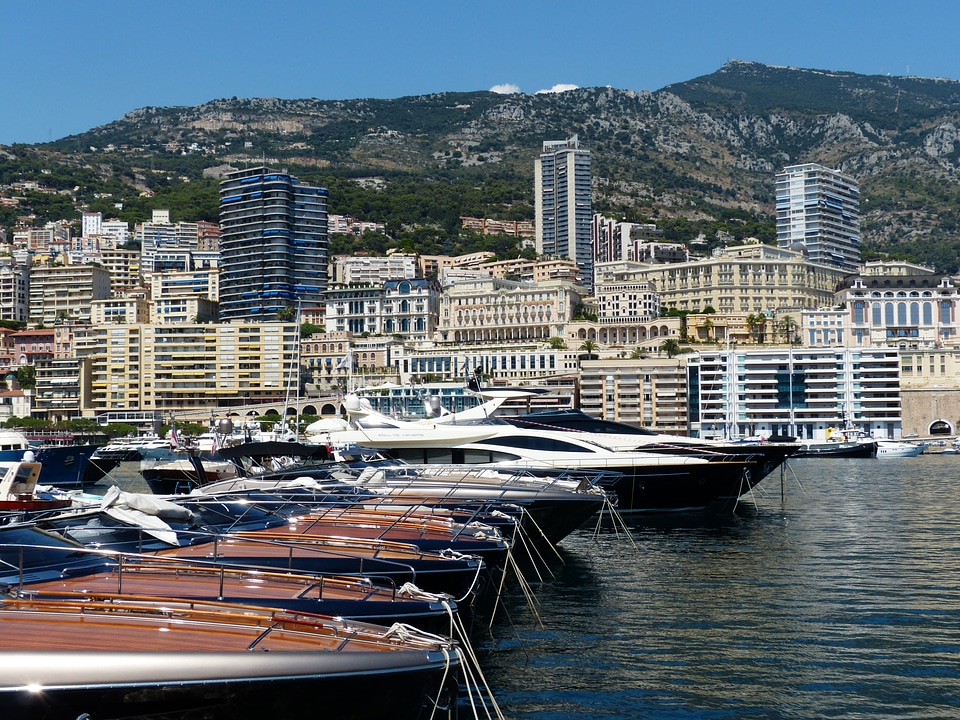 Port on leash moored