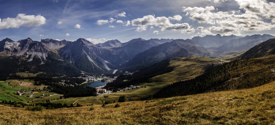 Nature hiking autumn photo