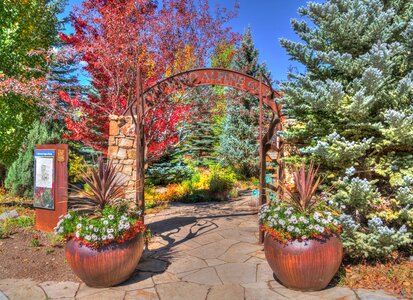 Colorado betty ford gardens entrance photo
