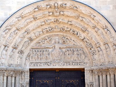 Portal sculptures religious