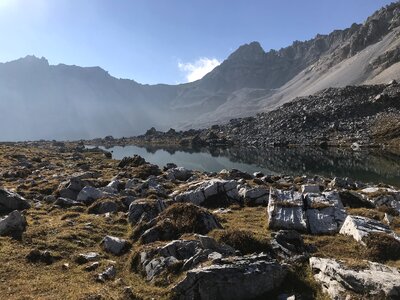 Alpine adventure walk photo