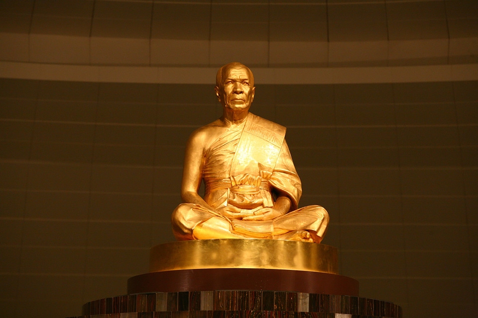 Monk buddhism phramongkolthepmuni photo