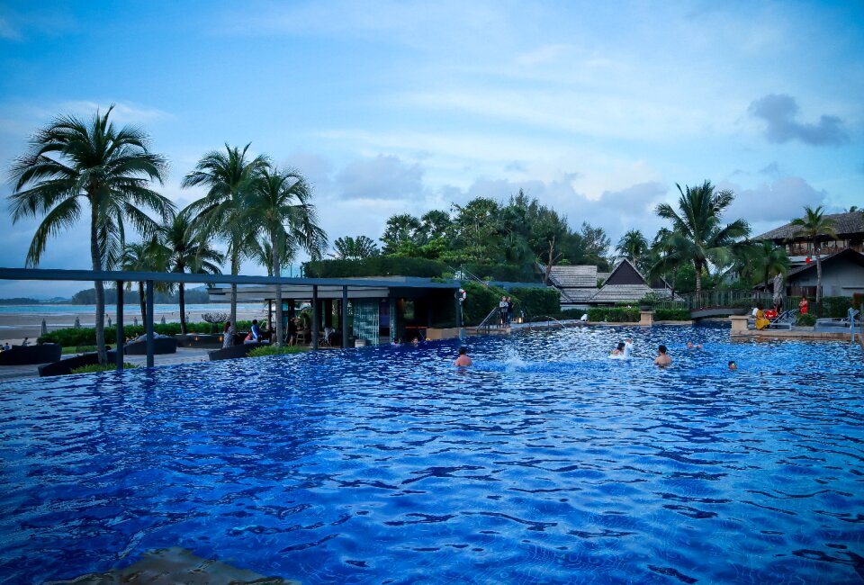 Water swimming summer