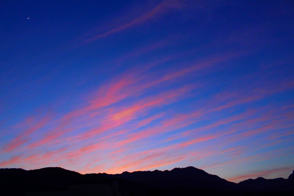 Mood dusk clouds