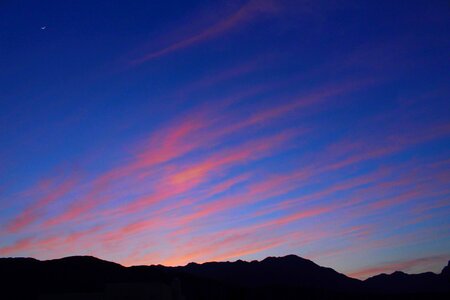 Mood dusk clouds
