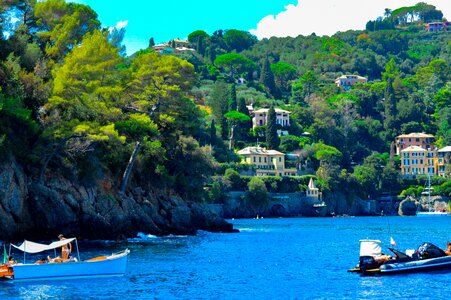 The italian riviera boats porto photo