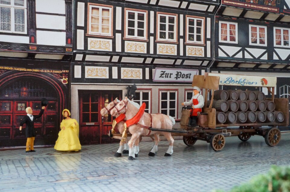 Brewery beer wagon