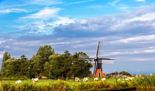 Friesland heaven clouds photo