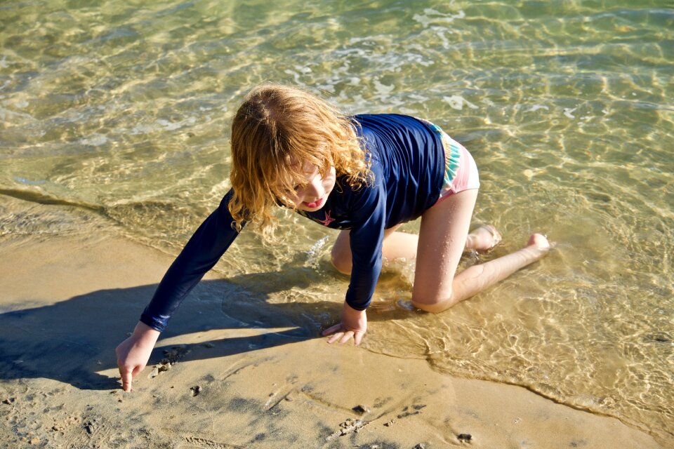 Beach leisure happy