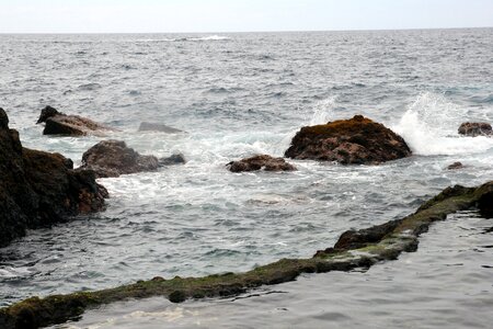 Water sea rock photo