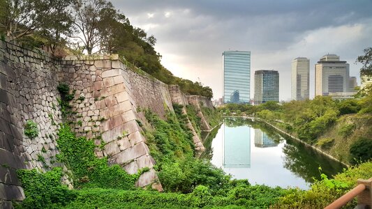 Japan osaka castle tourist destination