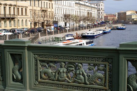 Architecture river st petersburg russia