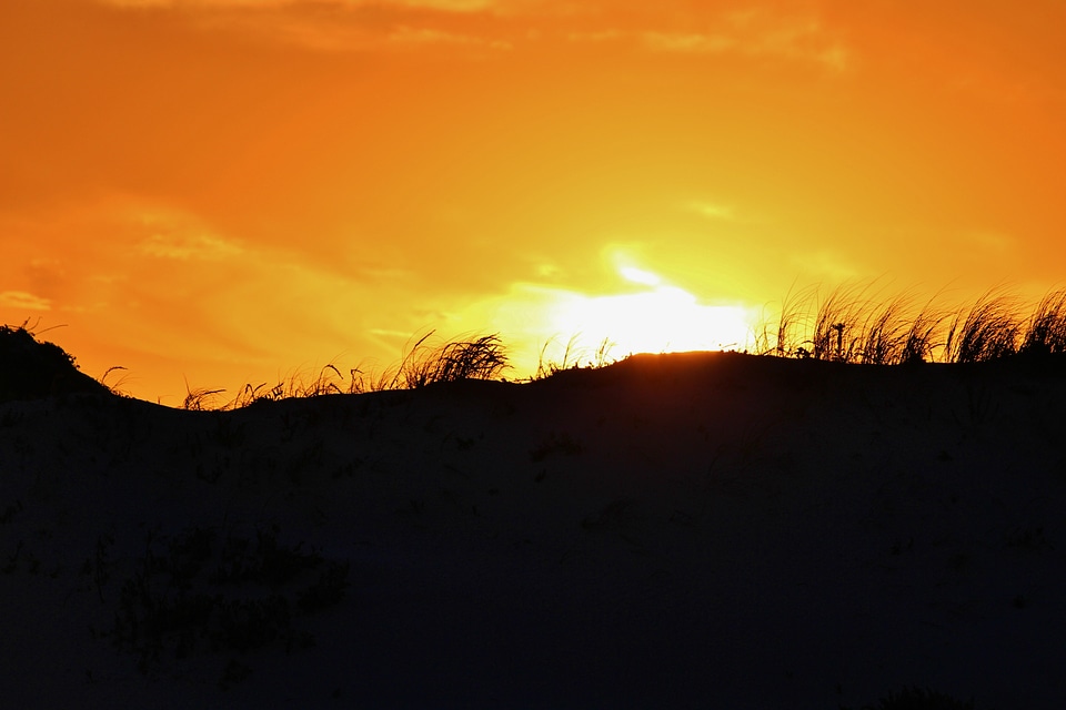 Sun sand dune beach