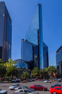 City modern building
