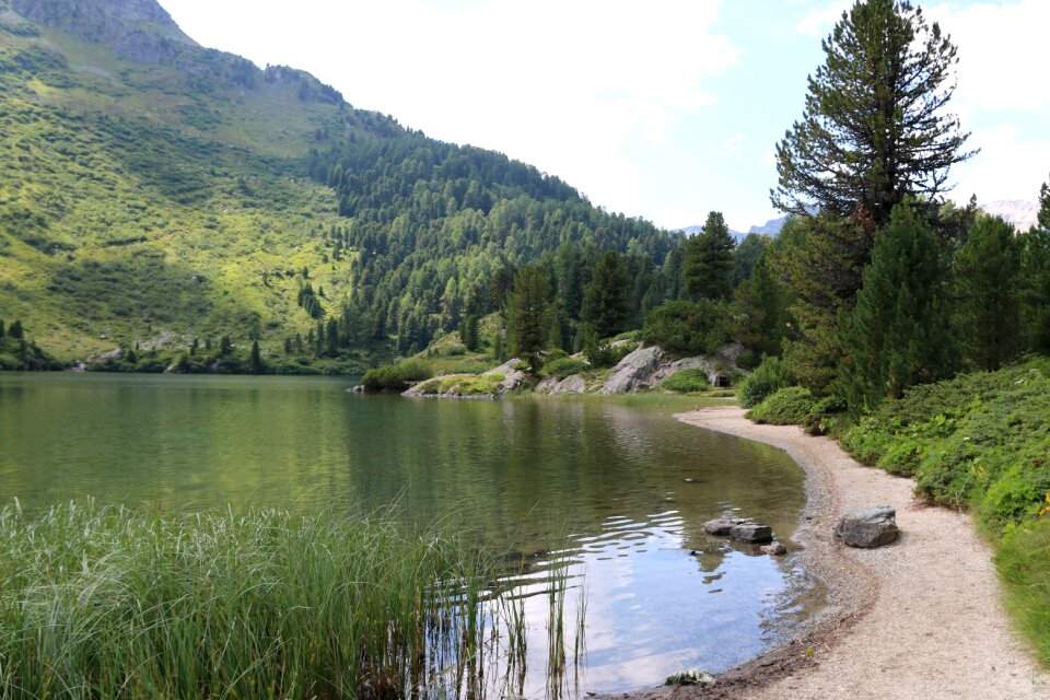 Engadin mountains sky photo