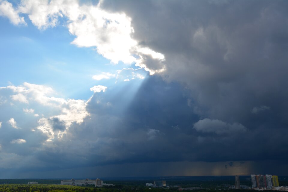 Clouds sun sky