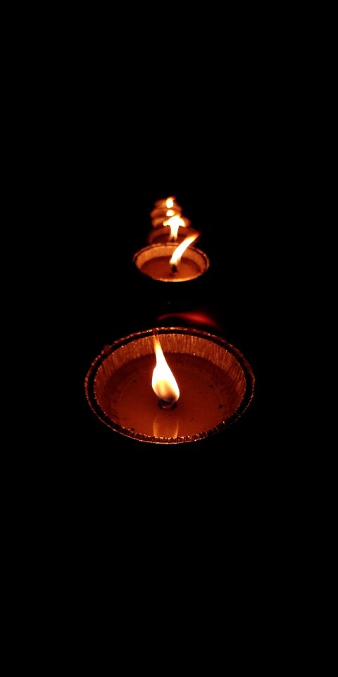 Night flame fire
