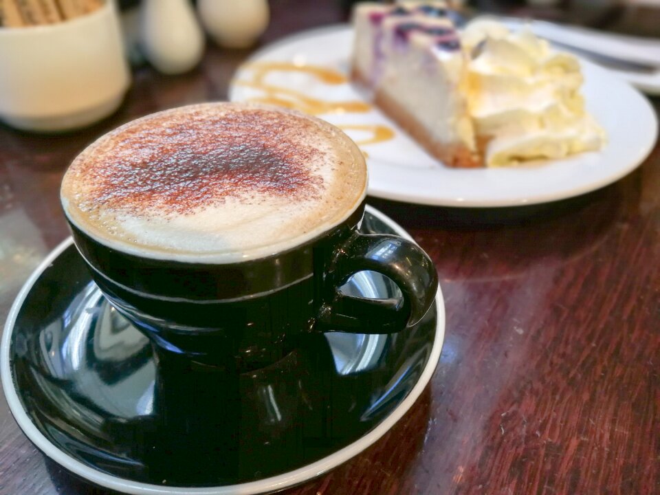 Cappuccino cup drink