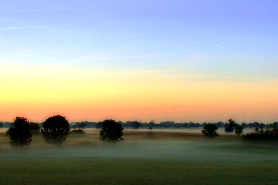 Sunrise morgenstimmung morning sun photo