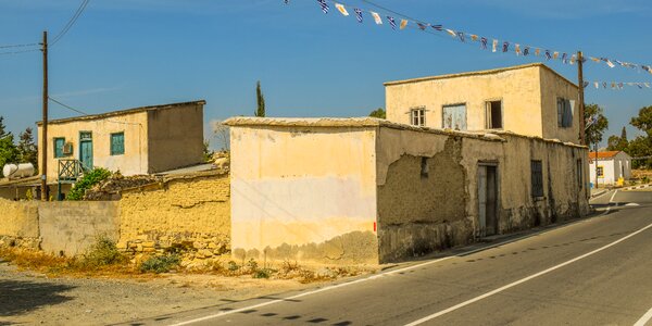 Building facade village photo