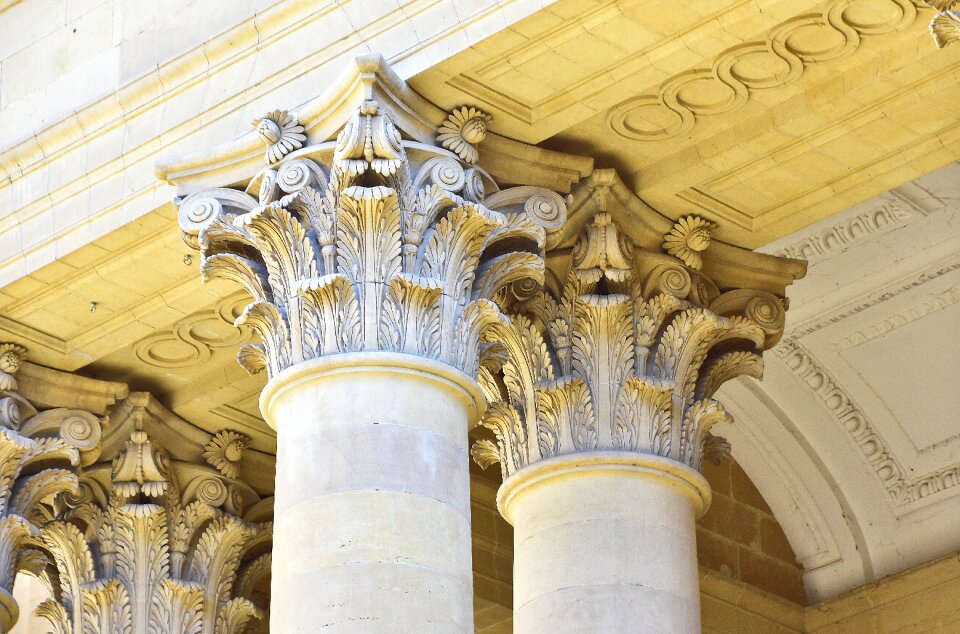 Architecture old pillar