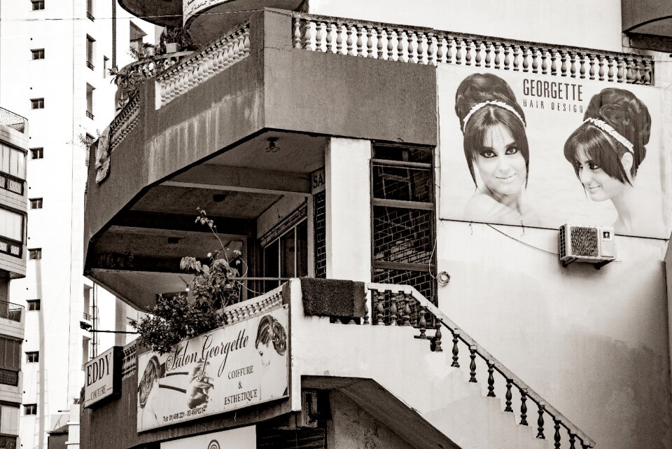 Poster woman beirut