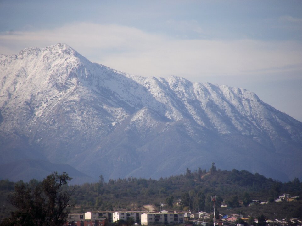 Cordillera mountain snow