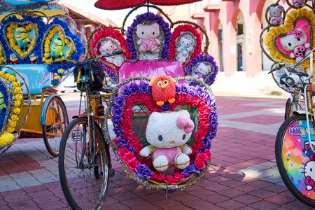 Bicycle pink thailand