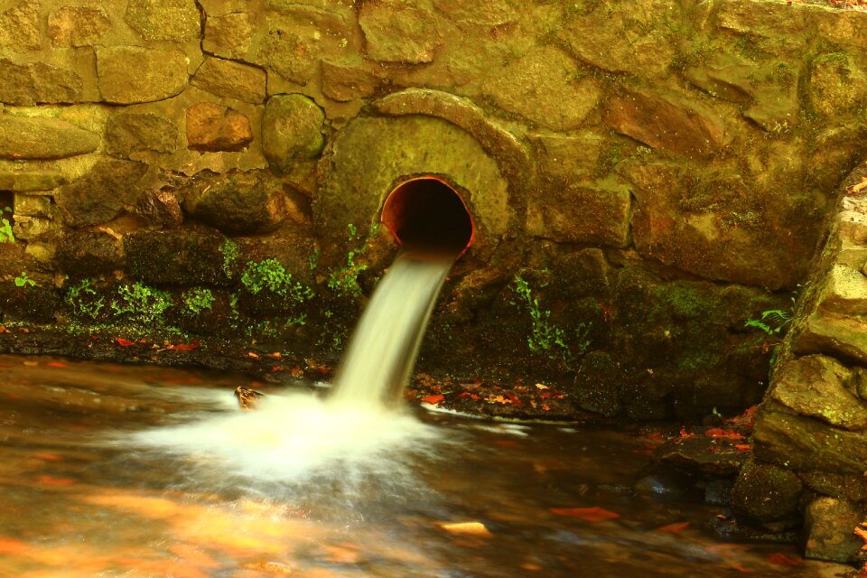 Watercourse idyllic waters