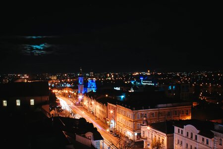 Ukraine lights landscape