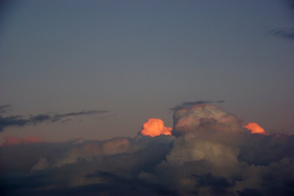 Heaven clouds evening