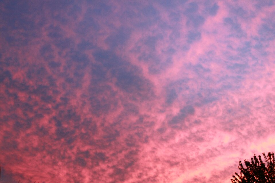 Night sky sunset summer night
