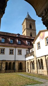 Carmelite monastery courtyard