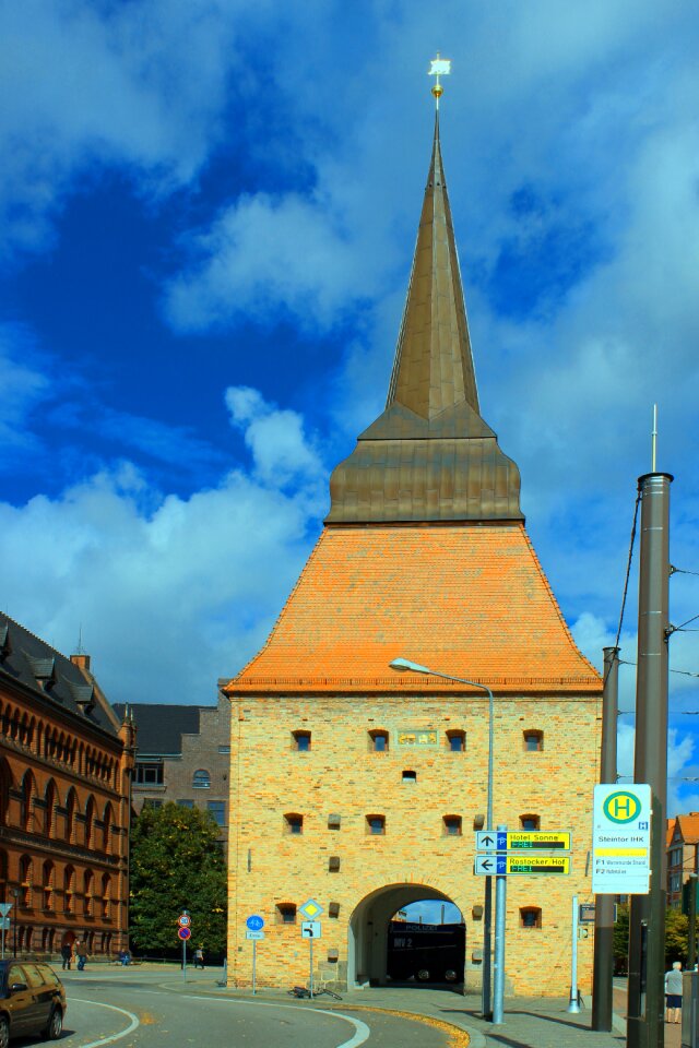 Rostock hanseatic city architecture photo