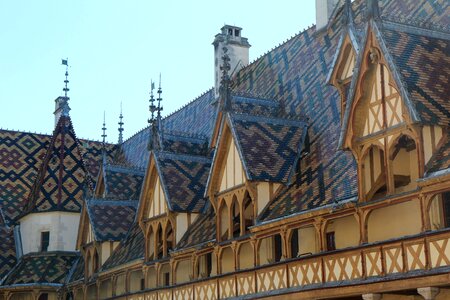 Hotel god burgundy historical monument photo