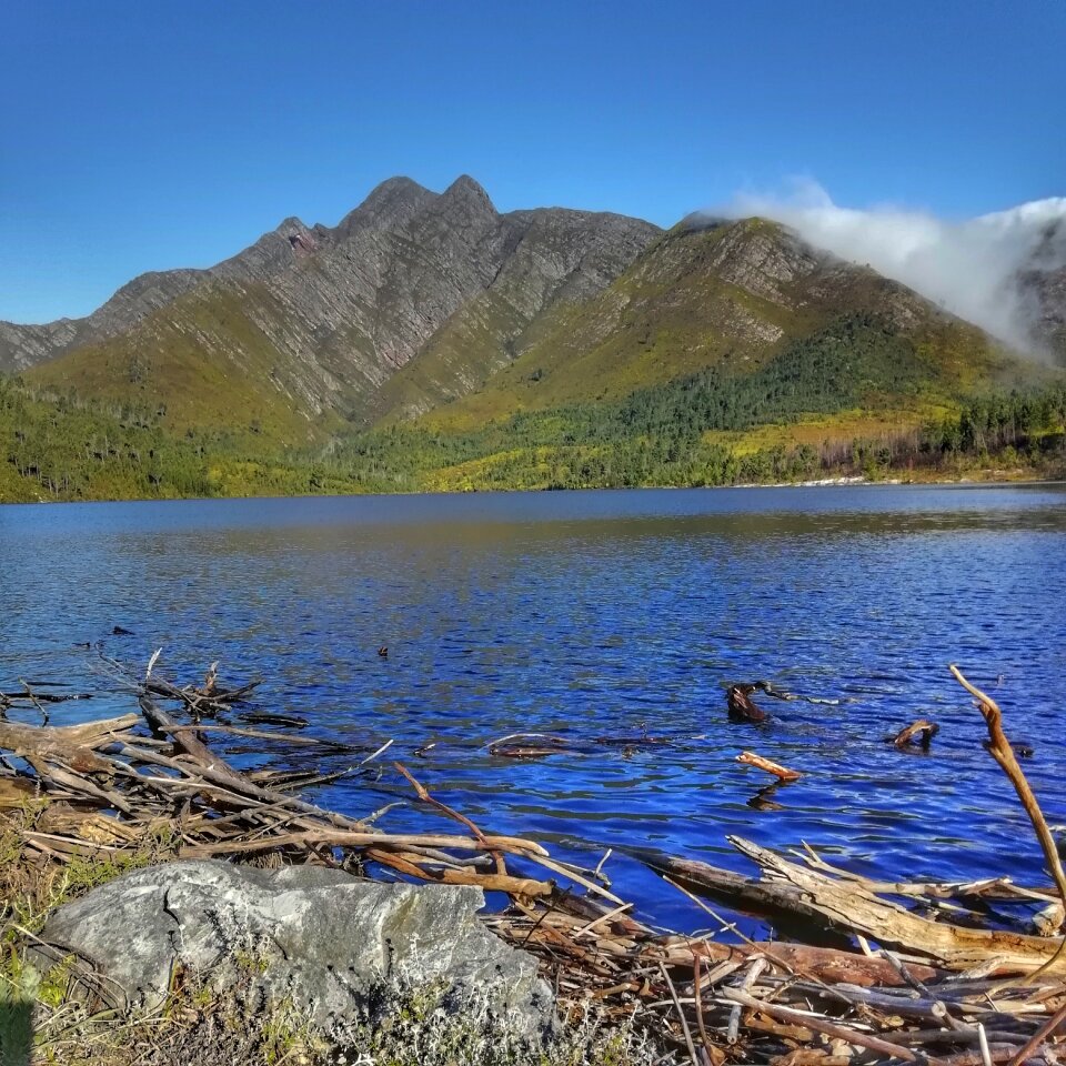 Landscape clouds peak photo