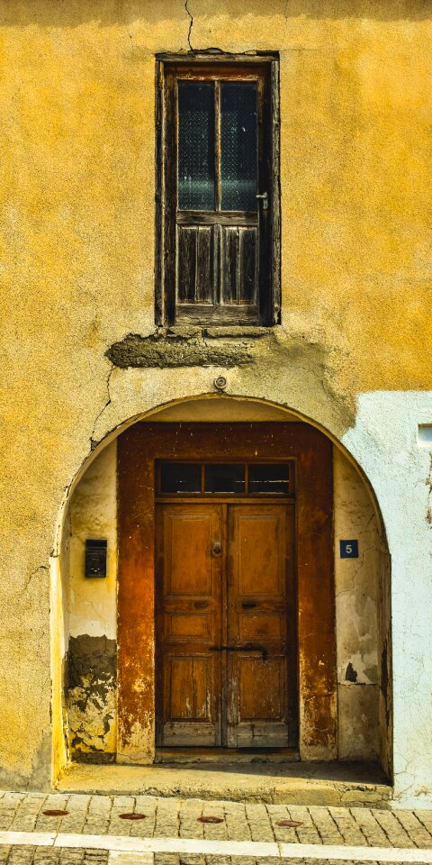 Aged weathered abandoned