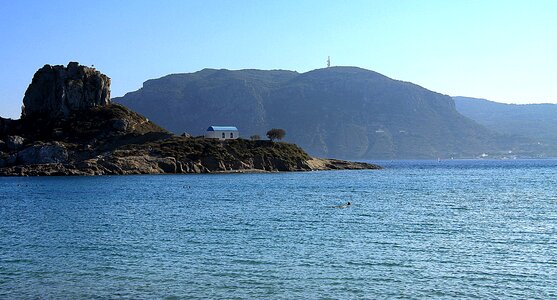 Island sea landscape