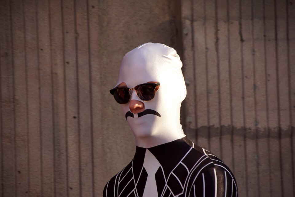 Carnival face costume