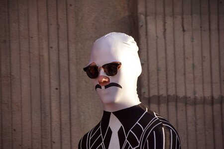 Carnival face costume