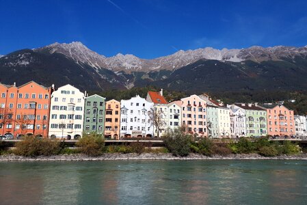 Panorama houses cityscape photo