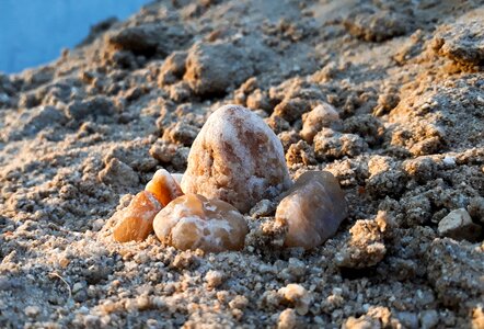Stones sands earth