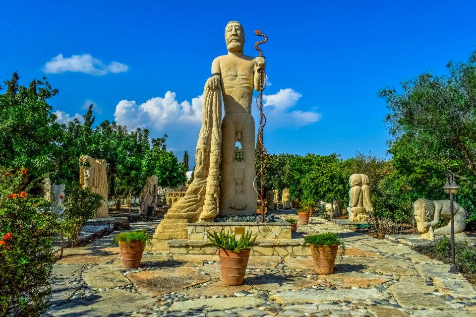 Open air museum art sculptures