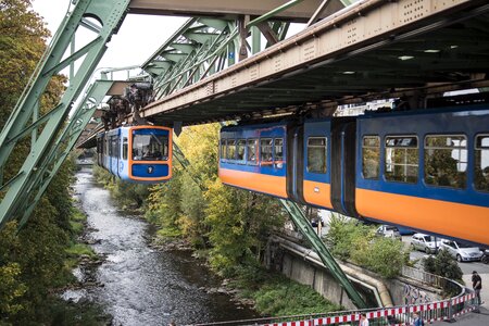 Scaffold oberbarmen blue-orange photo