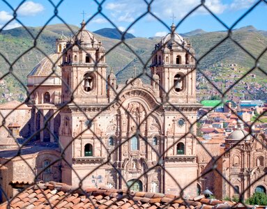 Plaza de armas of cusco cathedral monument